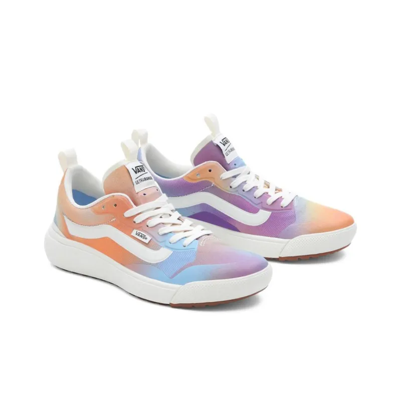 Vans UltraRange Exo Anti-Slip Wear-Resistant Low-Top Skateboard Shoes Unisex Purple Orange Blue-2