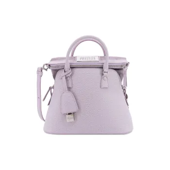 Maison Margiela 5AC Leather Shoulder Bag, Crossbody Bag, Handbag Women's Purple