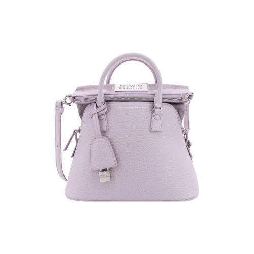 Maison Margiela 5AC Leather Shoulder Bag, Crossbody Bag, Handbag Women's Purple