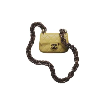 CHANEL Lambskin Pinewood Etc. Crossbody Bags Shoulder Bags Mini Women's Green
