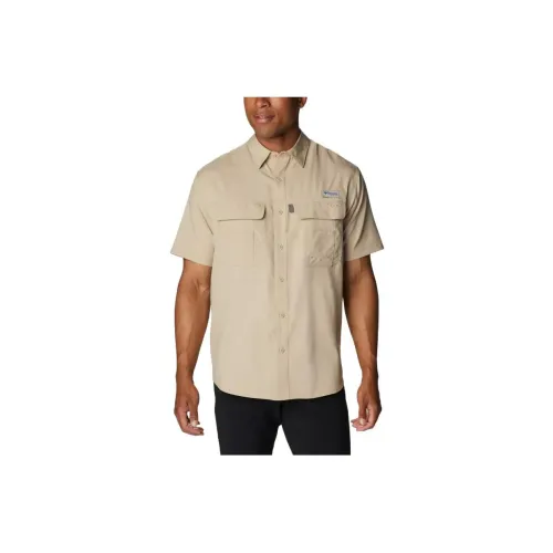 Columbia Shirts Men Beige