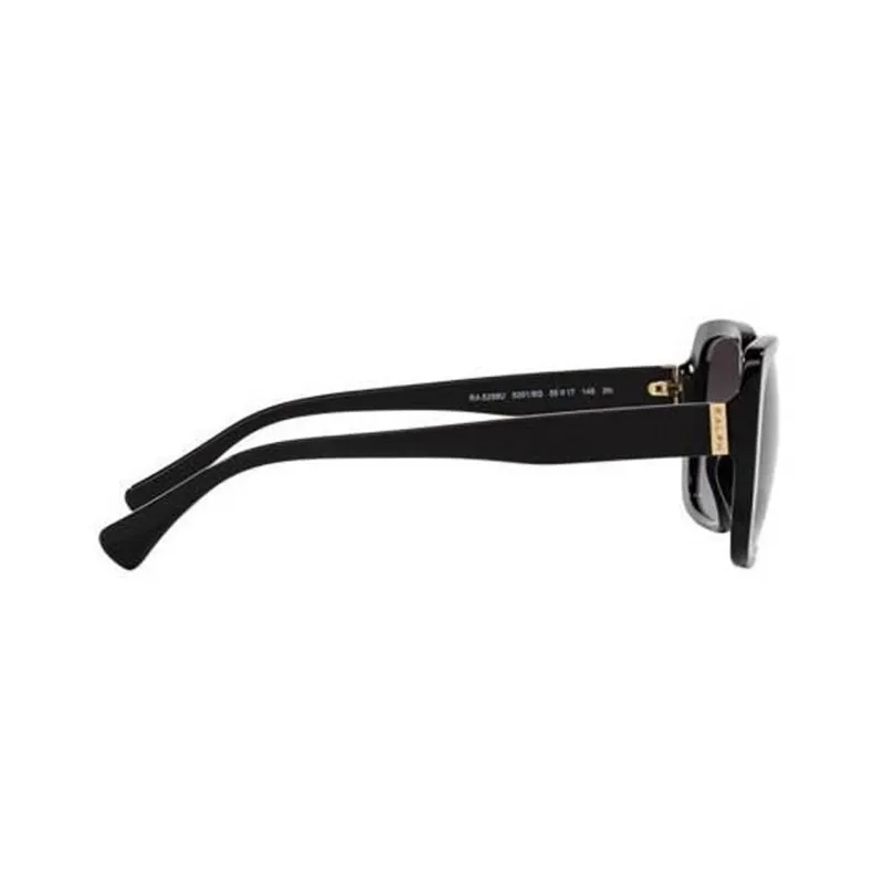 Polo Ralph Lauren Plate Frame Irregular Shape Sunglasses Women's Black-2