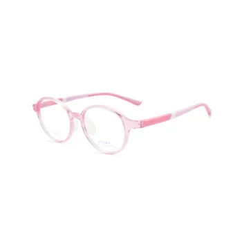 SEIKO Round Eyeglass Frames Kids' Pink