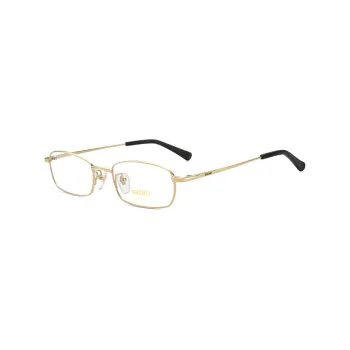 SEIKO Rectangular Eyeglass Frames Men's Gold