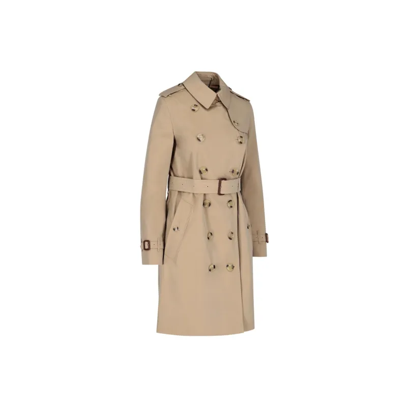 Burberry Button Detailed Kensington Trench Coat-2