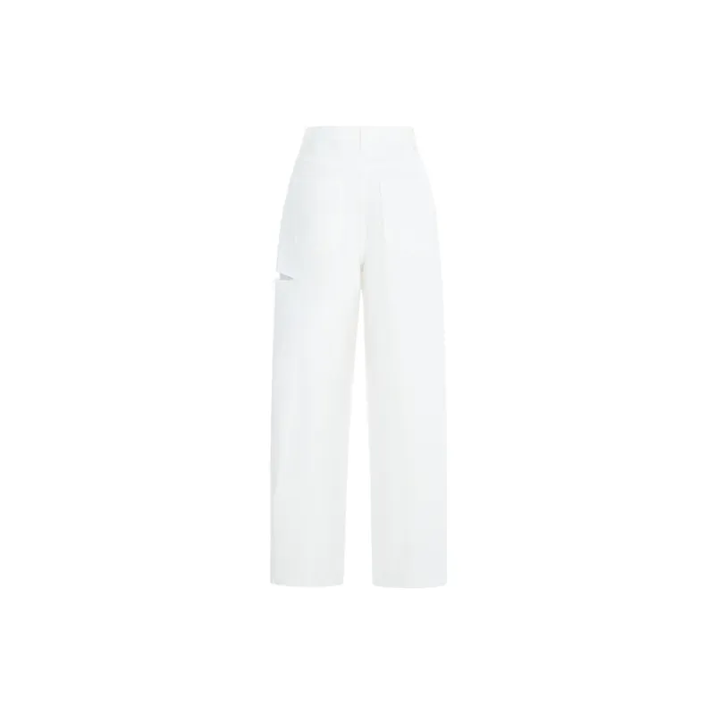 MO&CO Jeans Women's Denim White-1