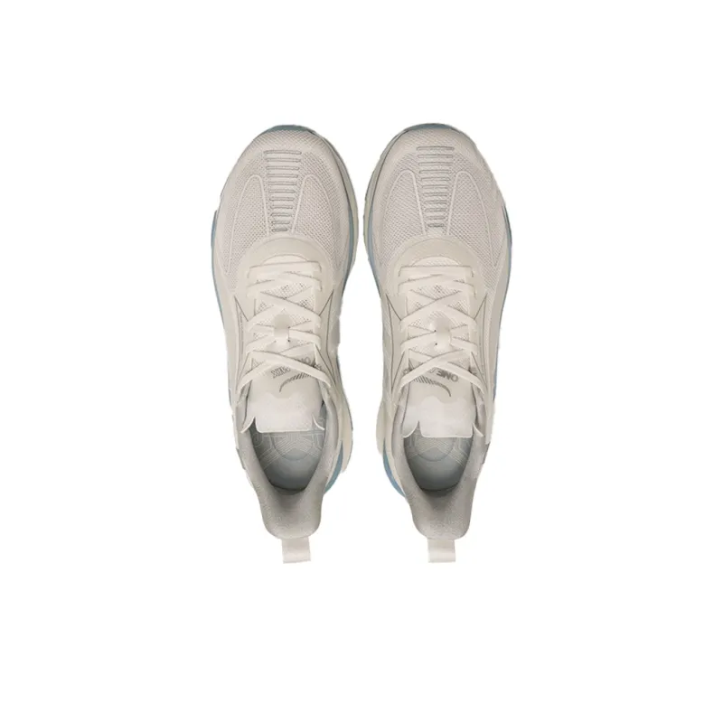 ONEMIX Armored Low Top Running Shoes Unisex Moon White-2