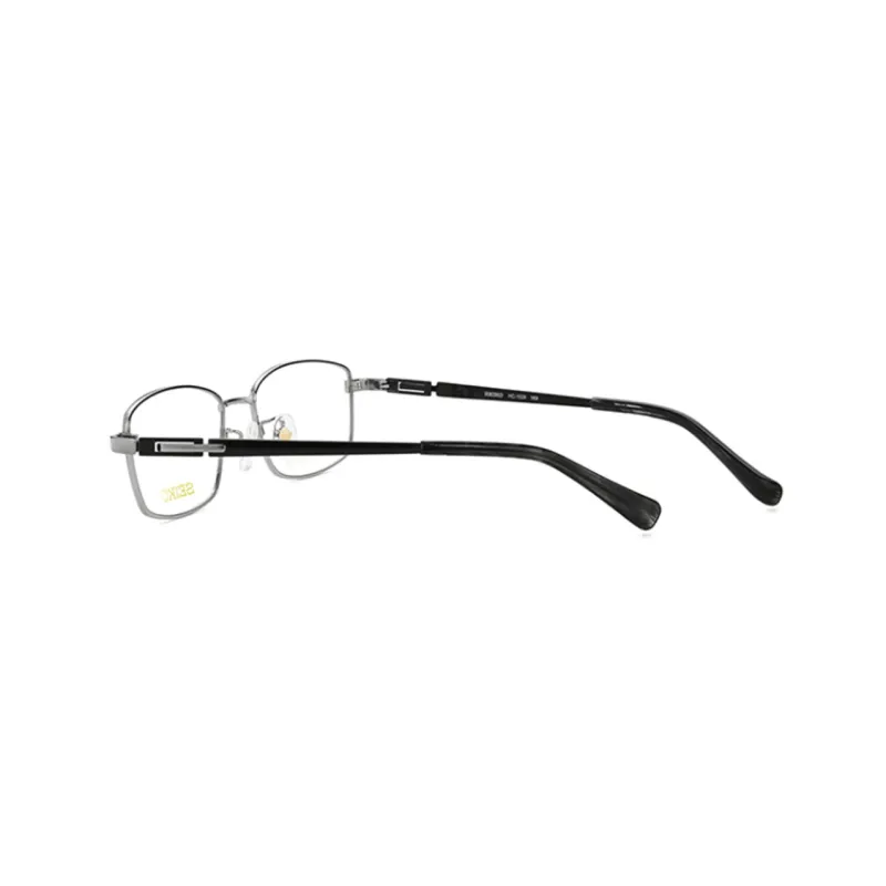 SEIKO Rectangular Eyeglass Frames Men's Matte Black-2