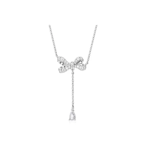 KADER 925 Silver Set With Diamonds Necklaces Women's