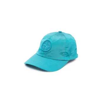 STONE ISLAND Nylon Baseball Caps Men's Green