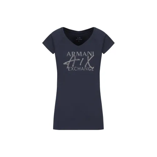 EMPORIO ARMANI Crop Tops Women's Marine Blue