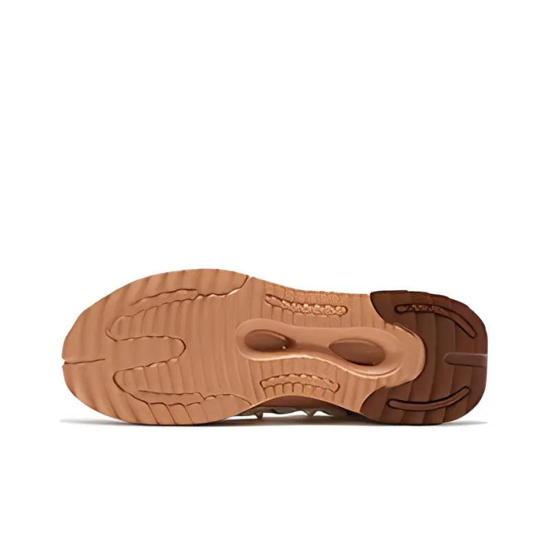 361° Wind Chain Rebound Cushioning Breathable Low Top Running Shoes Men's White Brown Green-2