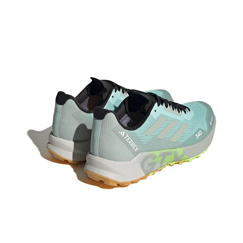 Adidas Terrex Agravic Flow Gore-Tex Trail Anti-Slip Wear-Resistant Low-Top Running Shoes Men's Asphalt Gray-3