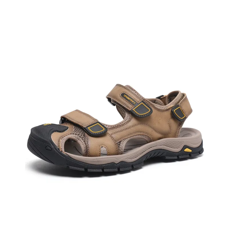 TRUMPPIPE Stylish Sandals Men's Khaki-1