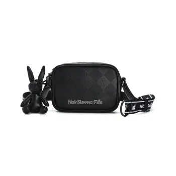 FILA Fusion PU Shoulder Bag Crossbody Bag Regular Women's Black
