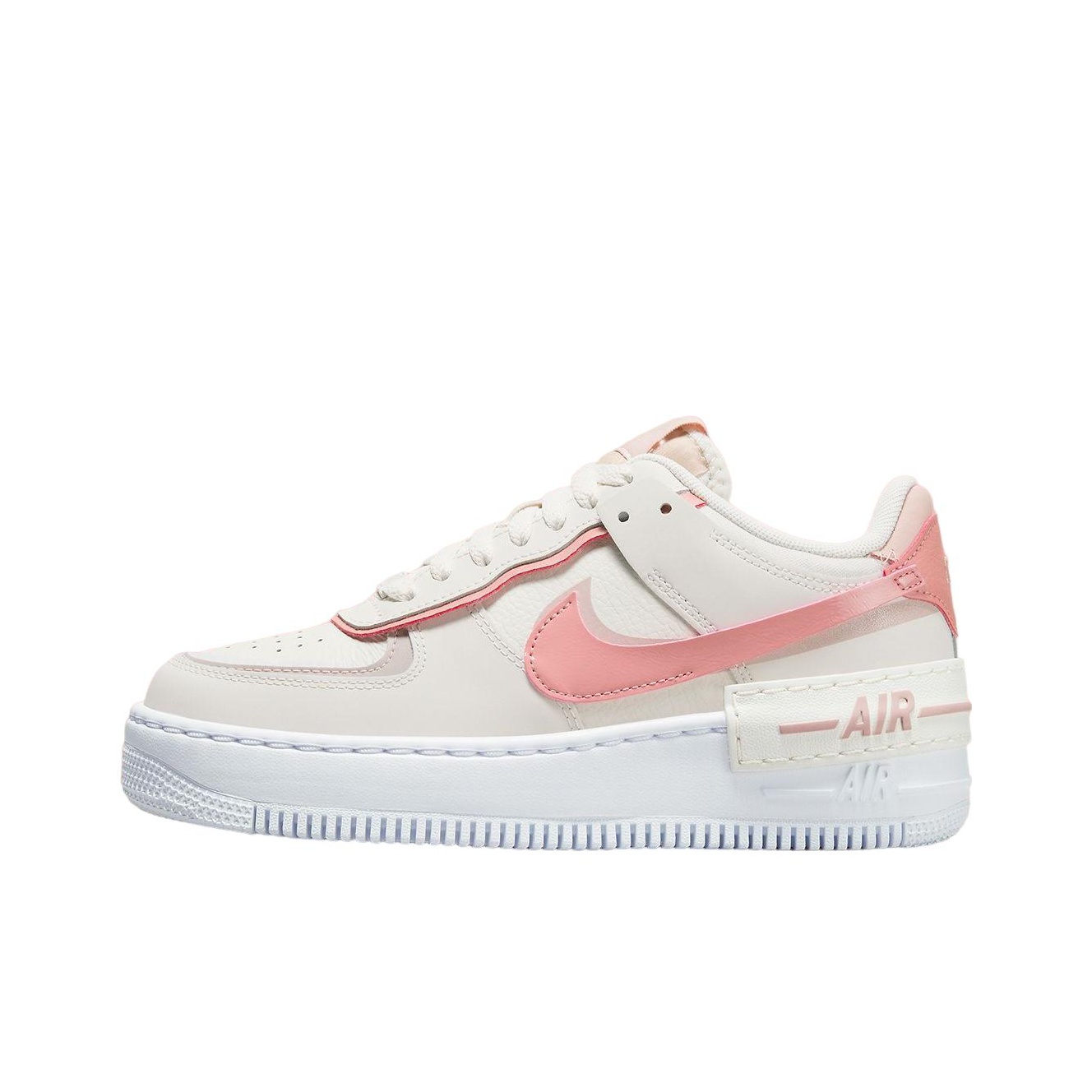 nike air force 1 shadow white stone atomic pink