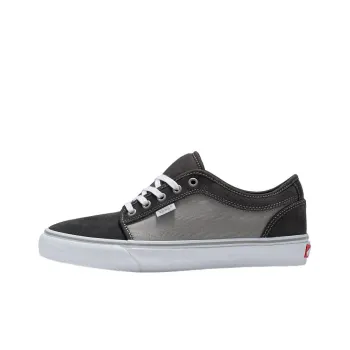 Vans Skate Chukka Anti-Slip Wear-Resistant Low-Top Skateboard Shoes Unisex Black Gray