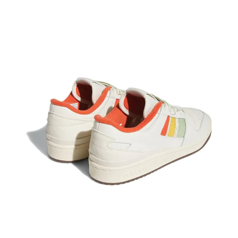 Adidas Forum 84 Low Cl Off White Orange Green Gum-3