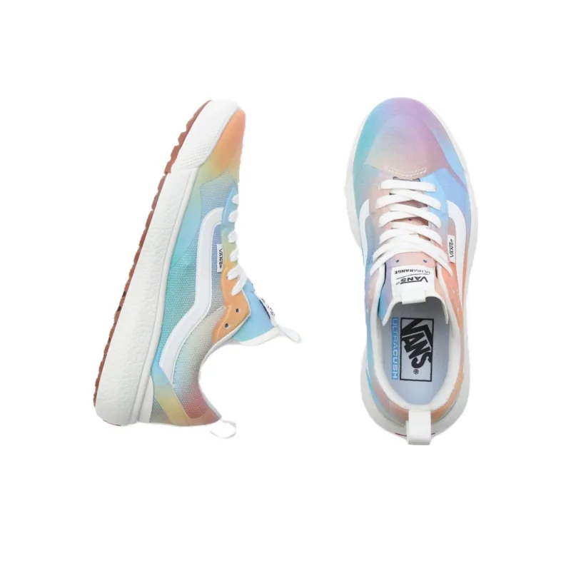 Vans UltraRange Exo Anti-Slip Wear-Resistant Low-Top Skateboard Shoes Unisex Purple Orange Blue-3