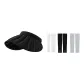 Black Hats & Caps+Black White Gray Cooling Arm Sleeves