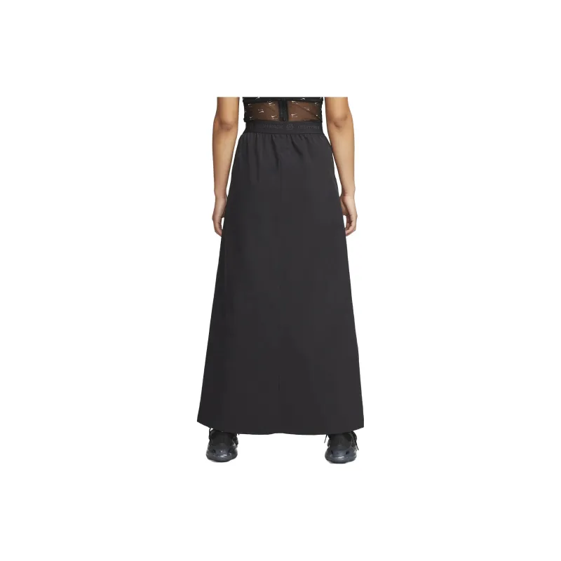 Nike SPORTSWEAR TECH PACK Casual Long Skirts Women's Black-1