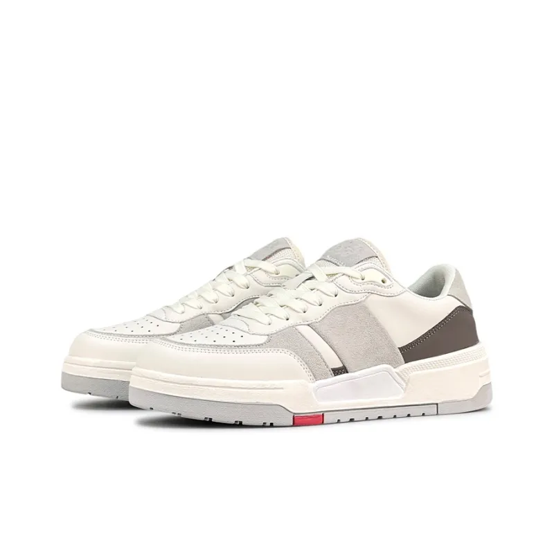 LuzaoT SUPER DRAG Extremely Attractive Stylish Skateboarding Shoes Unisex Beige Gray-2