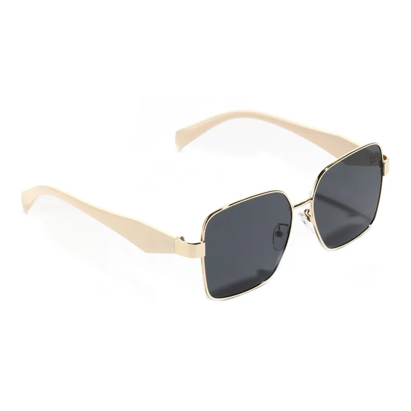 KENMO Brass Square Sunglasses Unisex-10