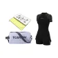 [Vacation Three-Piece Set]Swimsuit+Bath Towel+Gray Bag