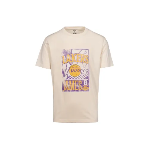 NBA Los Angeles Lakers T-Shirts Men Apricot