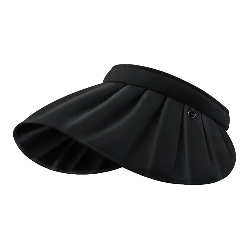 PEAK Polyester Sun Protection Hats Women's Ecru, Black-1