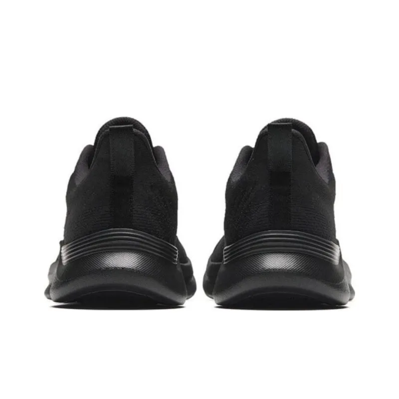 Anta Abrasion Resistant Low Top Running Shoes Men's Black-2