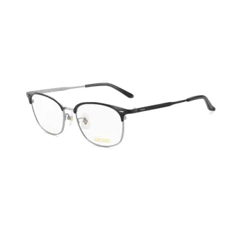 SEIKO Oval Eyeglass Frames Men's Matte Black