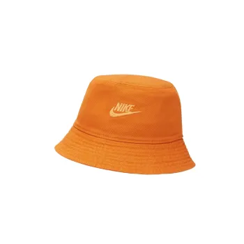 Nike Cotton Bucket Hats Unisex Orange