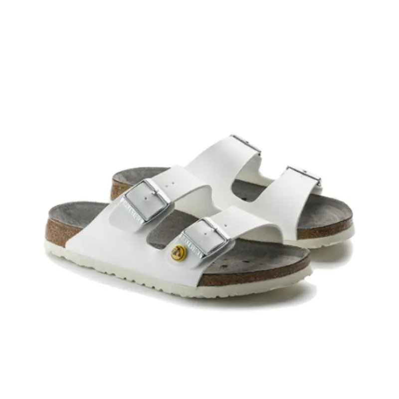 Birkenstock Arizona Esd Birko Flor Narrow Fit Sandals 'White'-2