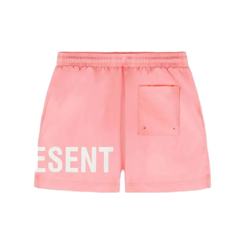 REPRESENT Logo-Printed Elastic Waist Swim Shorts-1