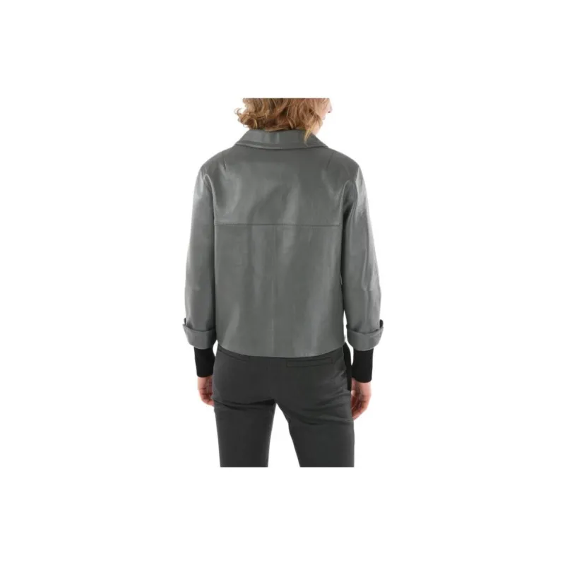 PRADA SS21 Jackets Coats Women's Silver-1