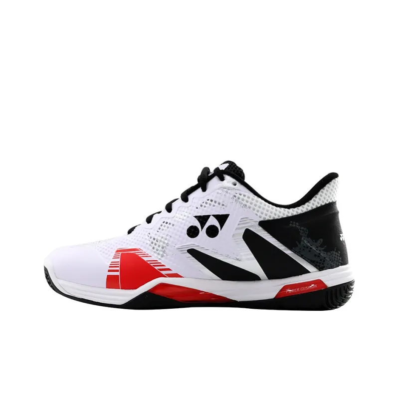 YONEX ELZ3 Series Low Top Badminton Shoes Unisex White Black-0
