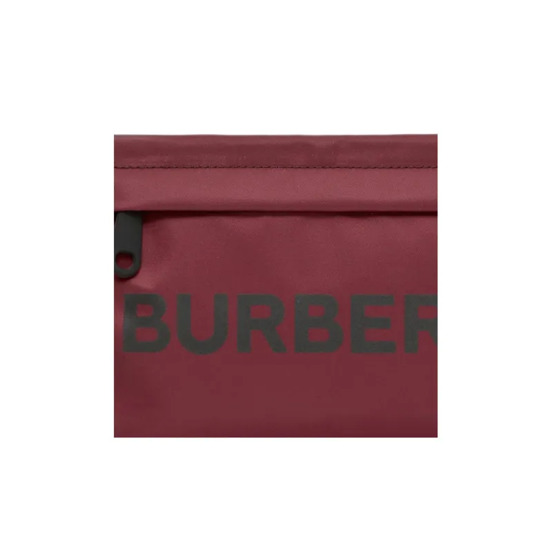 Burberry Nylon Clutch Women's Burgundy-5