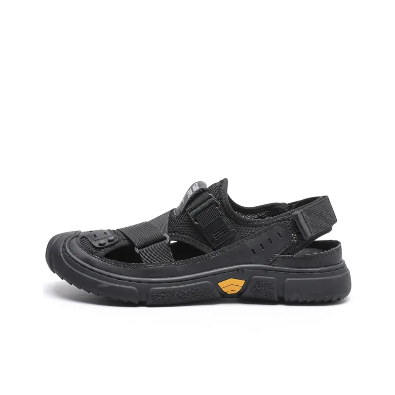 TRUMPPIPE Sports Sandals Men's Black-0