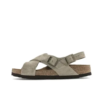 Birkenstock Tulum Suede Leather Narrow Fit Sandals 'Taupe' Women's