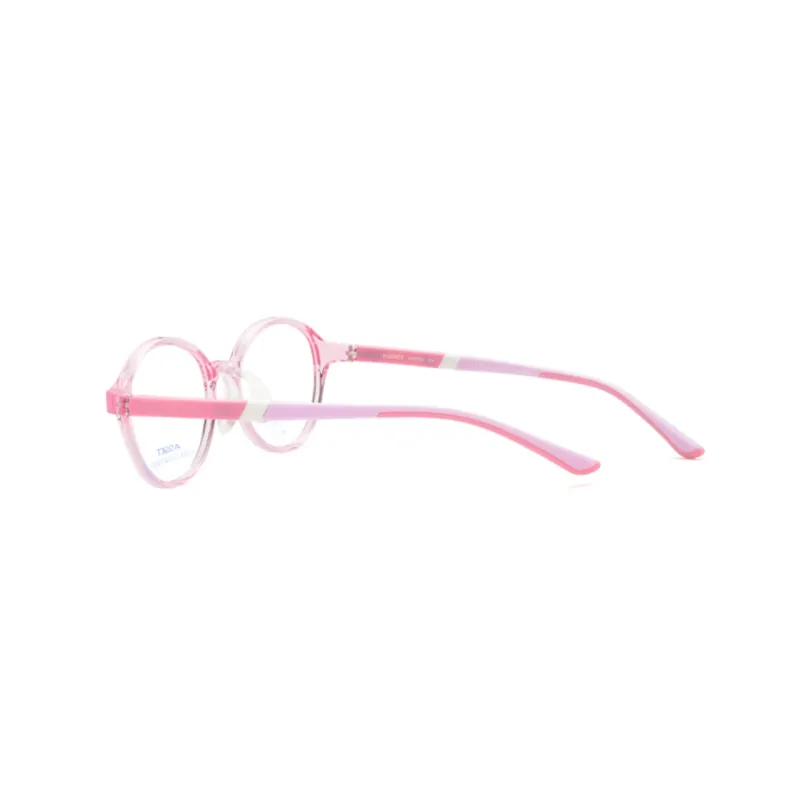 SEIKO Round Eyeglass Frames Kids' Pink-1