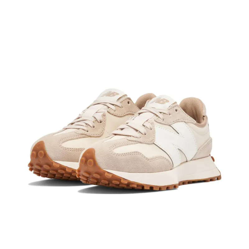 New Balance 327 Oatmeal White Women's-2