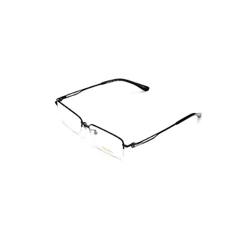 SEIKO Titanium Rectangular Eyeglass Frames Men's Black