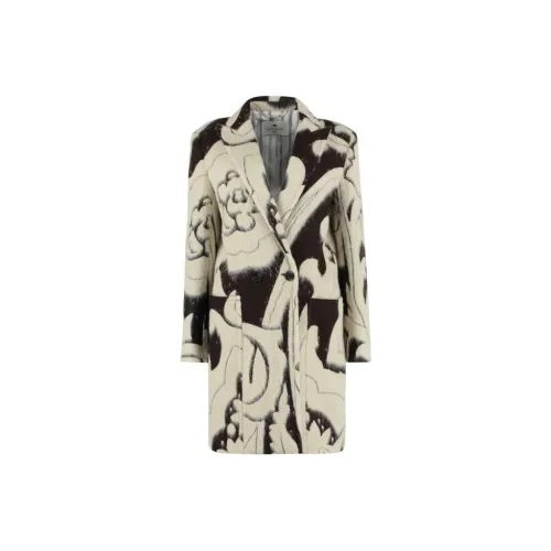 ETRO Coats Women's Black/White