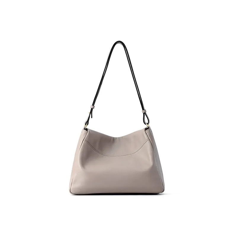 FION Cow Leather Tote Underarm Shoulder Bag Tubas Women's-5