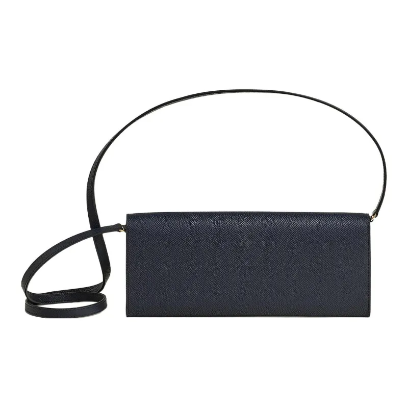 HERMES Chaine D'Ancre To Go Epsom Calfskin Wallet Women's 76 BleuIndigo Indigo-1
