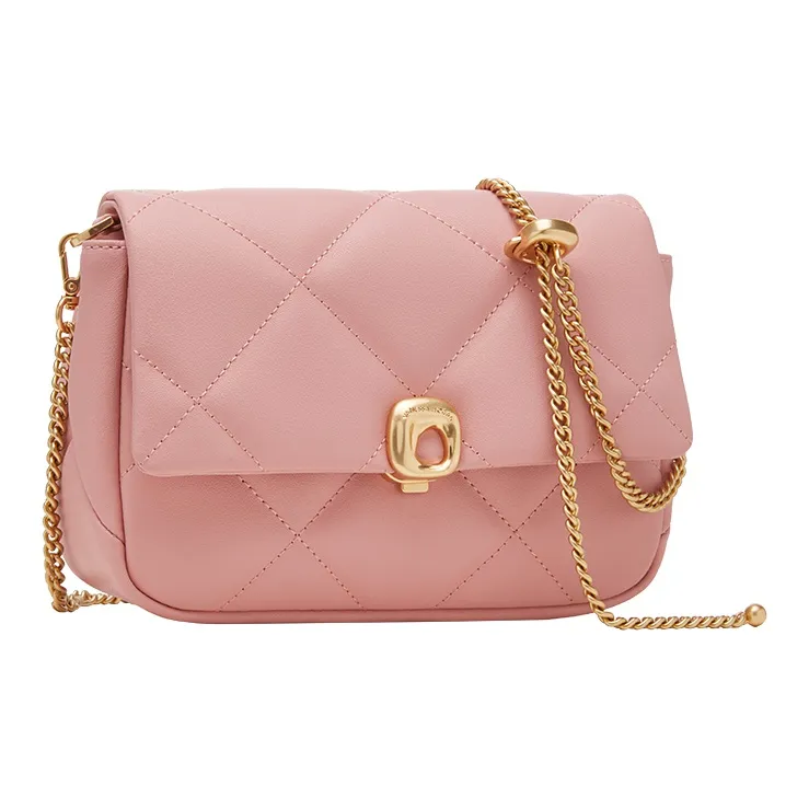 VANESSA HOGAN Leather Shoulder Bag Crossbody Bag Small Size Women's Ecru-7
