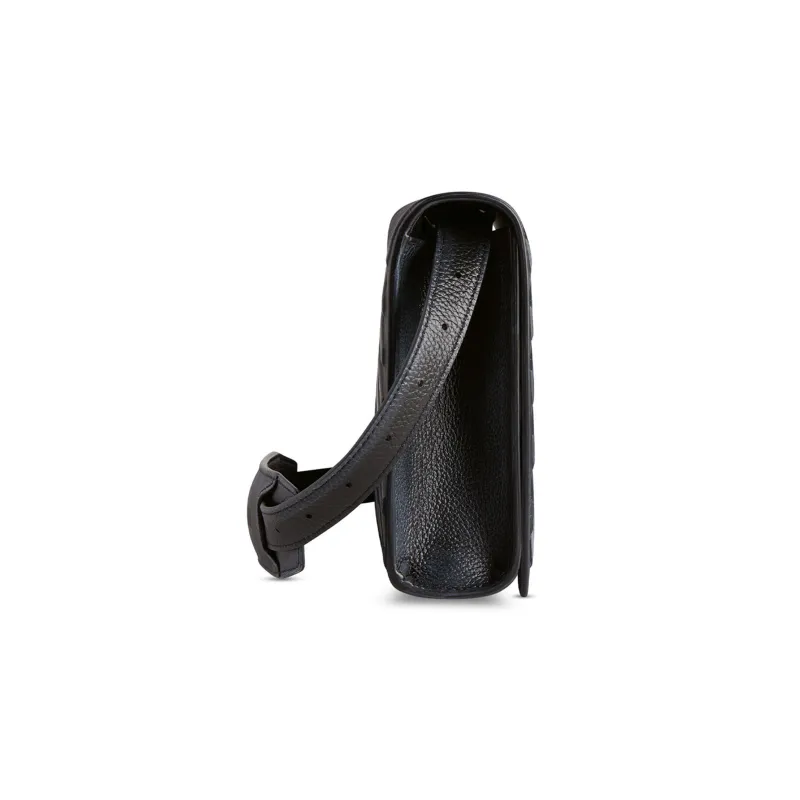 Balenciaga Car Flap Dirty Effect Crossbody Black-2