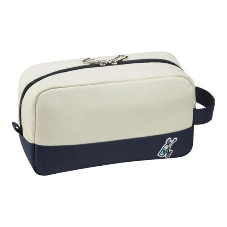 Adidas Cotton Sports Square Bag Clutch Mini Men's White Blue-3