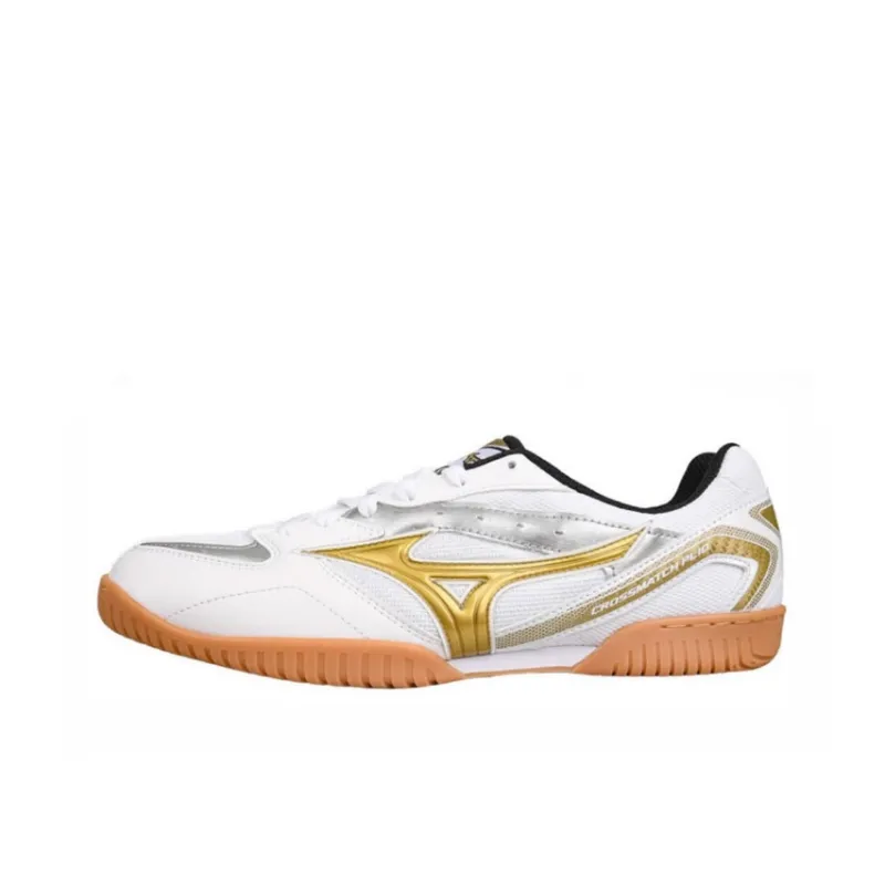Mizuno Crossmatch Plio RX 4 Low Top Training Shoes Unisex White-0